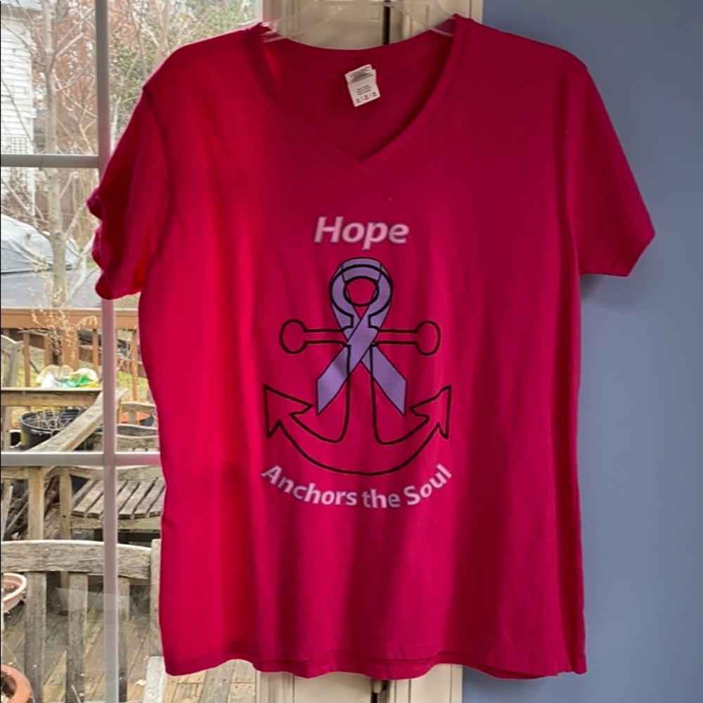 Gildan Breast cancer awareness T xl $10 not worn